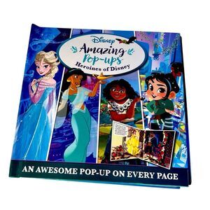Disney Pop-Up Book  “Amazing Pop-Ups: Heroines of Disney” EC
